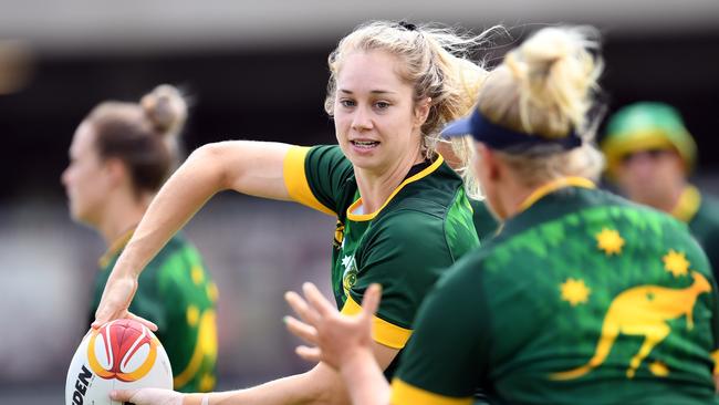 Australian Jillaroos player Kezie Apps. Picture: (AAP Image/Dan Peled)