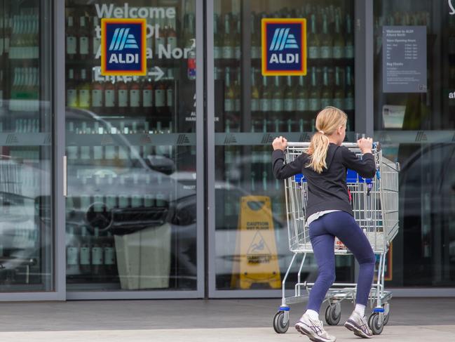 ‘Aldi’s combination of value, specials, freshness and quality is hard to beat.’ Picture: NCA NewsWire/Paul Jeffers