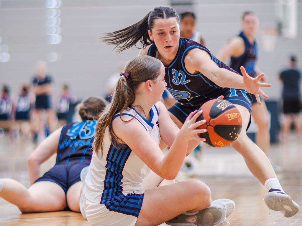 Rowville player Emilija Dakic during the Basketball Australia Schools Championships. Picture: Taylor Earnshaw