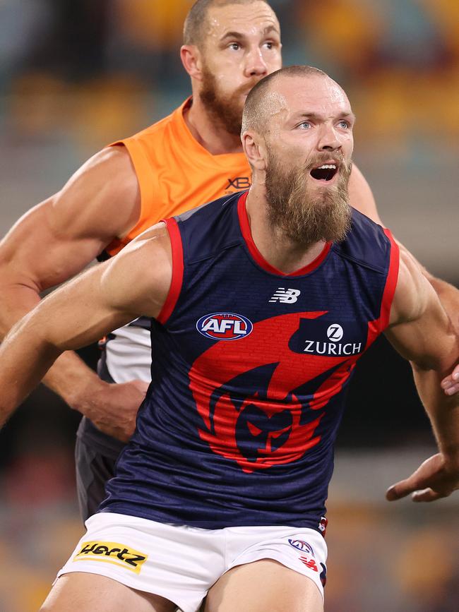 Readers thought Robbo had Max Gawn too low. Picture: Michael Klein