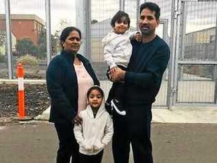 Kopika, 4, and Tharunicaa, 2, have been detained with their parents Priya and Nades since March, 2018. 