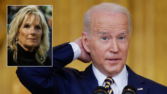 First lady Jill Biden tore into White House staffers after they failed to cut off President Biden’s second solo press conference in January. (Photo by Chip Somodevilla/Getty Images)