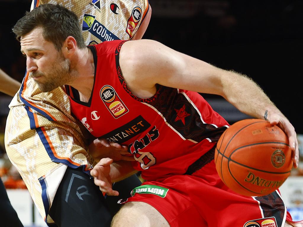 Mitch Norton in action for the Perth Wildcats. Picture: Brendan Radke