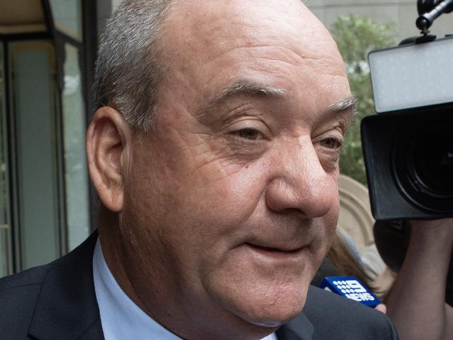 SYDNEY, AUSTRALIA - NewsWire Photos, February 7th, 2022: Former NSW Liberal MP Daryl Maguire outside the Downing Centre court today. Picture: NCA NewsWire / Brendan Read. Picture: NCA NewsWire / Brendan Read