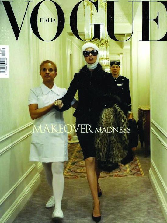 Italian <i>Vogue </i>cover with Linda Evangelista, 2005