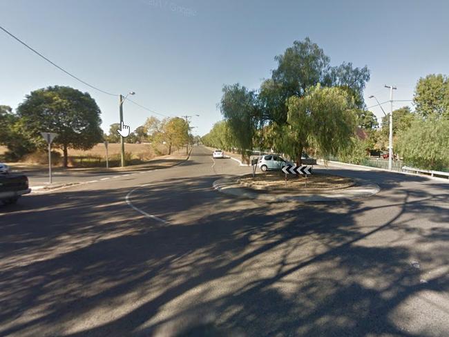 The roundabout at the corner of Jamison Rd and Station St, Penrith, could be removed under council's plans to improve roads.