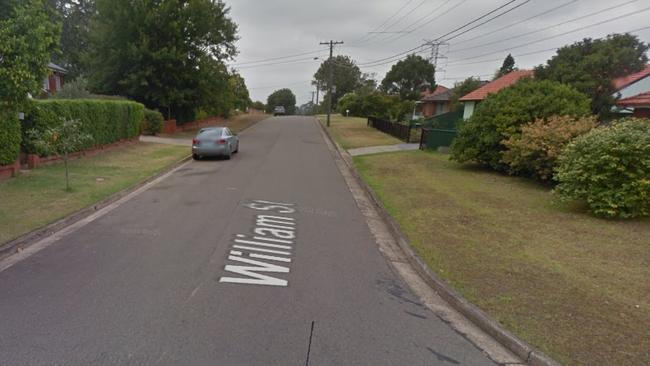 A mother was allegedly drink driving when she hit a family at Ermington. Picture: Google