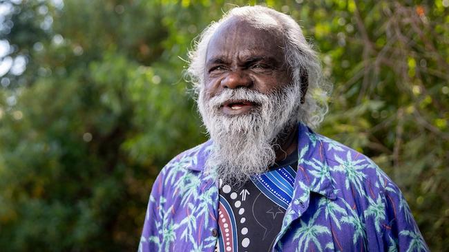 A Yolngu man who recently had his eyesight restored after nearly a decade of vision impairment is encouraging others in his community to seek eye care. Picture: Michael Amendolia