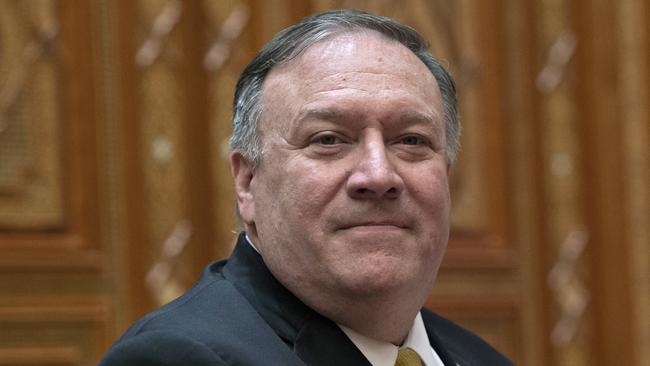 US Secretary of State Mike Pompeo. Picture: AP