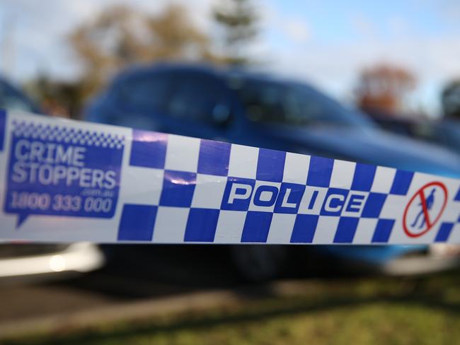 MELBOURNE, AUSTRALIA- NewsWire Photos June 25 2022,  Generic View of Police line tape at a crime scene.Picture: NCA NewsWire /Brendan Beckett