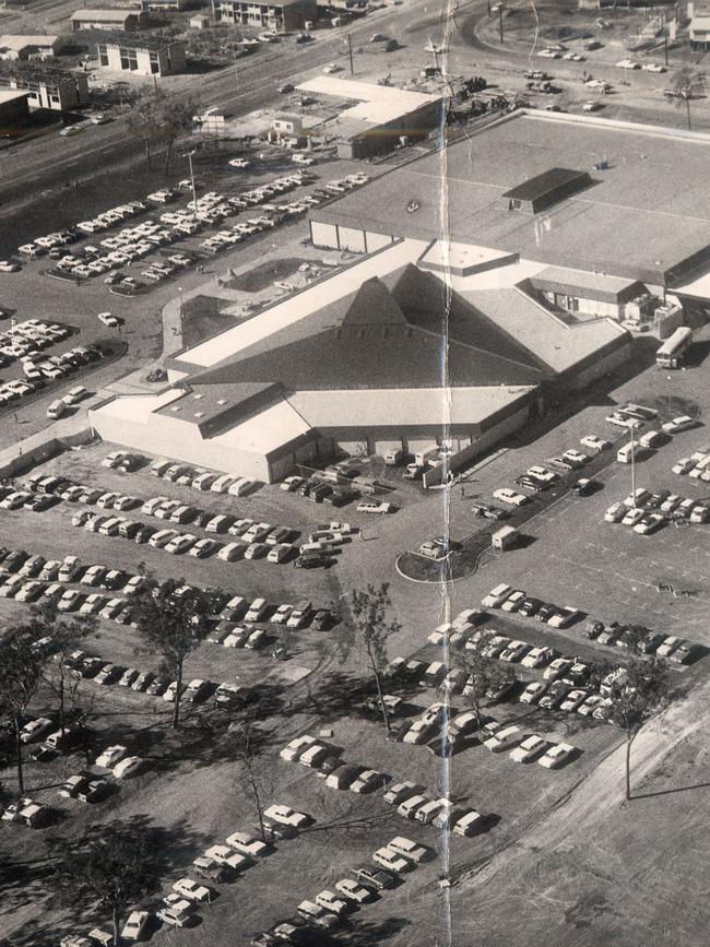 Casuarina Square from above in the 70s. Picture: Facebook