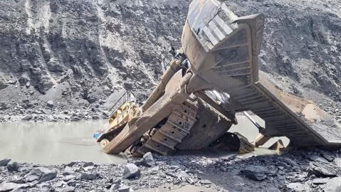 Investigations are ongoing into a dozer incident at Curragh mine (pictured) less than 12 hours before a man was seriously injured at Saraji mine when a dozer reportedly rolled 12 times down the dig face.