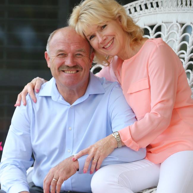 Wally Lewis once referred to his now estranged wife Jacqueline as a “tower of strength”. Picture: Jamie Hanson