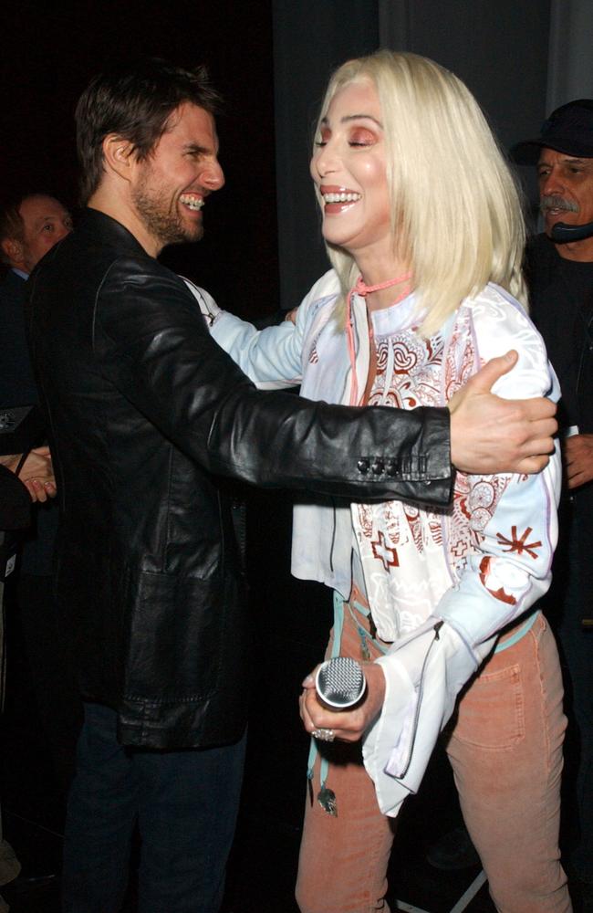 Tom Cruise and Cher. Picture: MCaulfield/WireImage