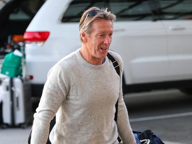 Melbourne Storm coach Craig Bellamy arriving in Albury/