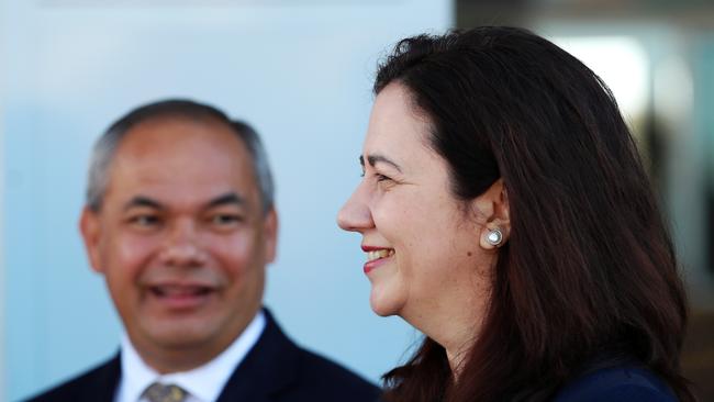 Gold Coast Mayor Tom Tate and Queensland Premier Annastacia Palaszczuk have worked closely for three years. Picture: NIGEL HALLETT