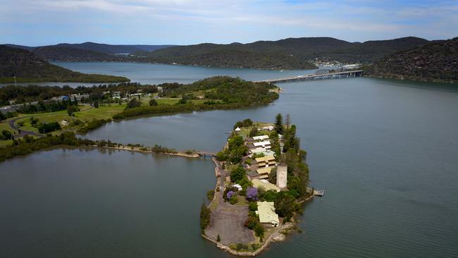 Darkinjung plans to hold walking tours on the former asylum and psychiatric hospital on the Hawkesbury River as part of its master plan. Picture: Toby Zerna