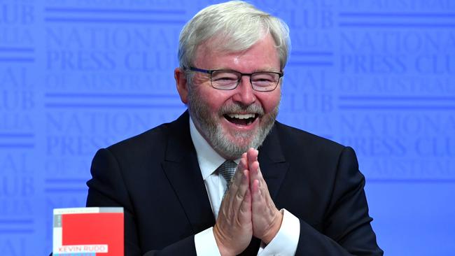 Former prime minister Kevin Rudd last year. Picture: AAP