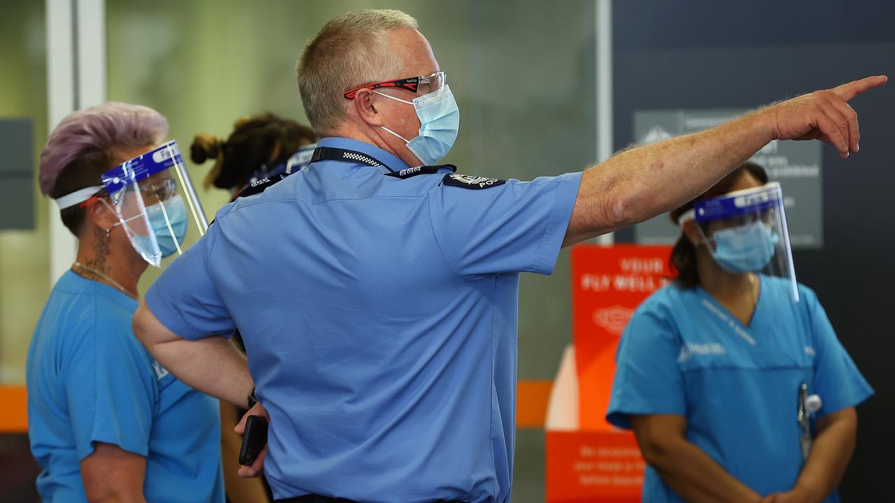 Masks will be mandatory for at least another week. Picture: Paul Kane/Getty Images