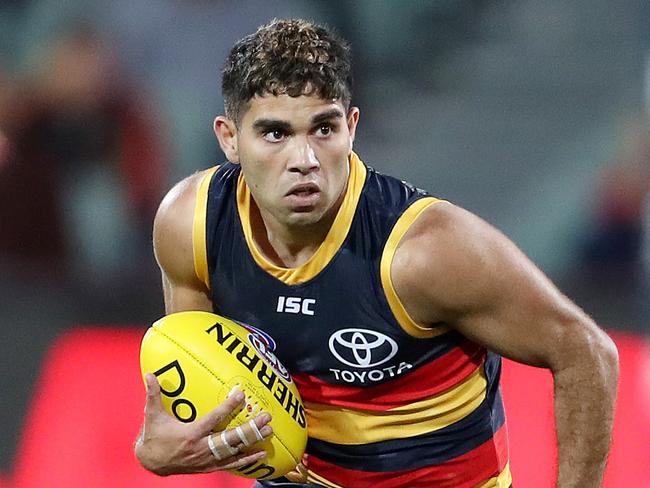 AFL - Tuesday, 8th September, 2020 - Adelaide Crows v GWS Giants at the Adelaide Oval. Adelaide's Tyson Stengle Picture: Sarah Reed