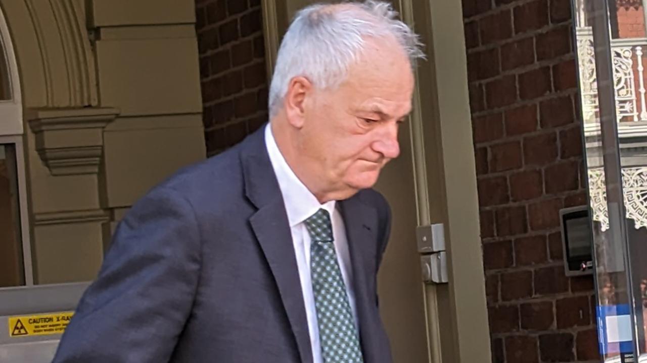 Crown prosecutor Daryl Coates, Tasmania's Director of Public Prosecutions, leaving Launceston Supreme Court during the trial of Cedric and Noelene Jordan, April 21, 2023. Picture: Alex Treacy