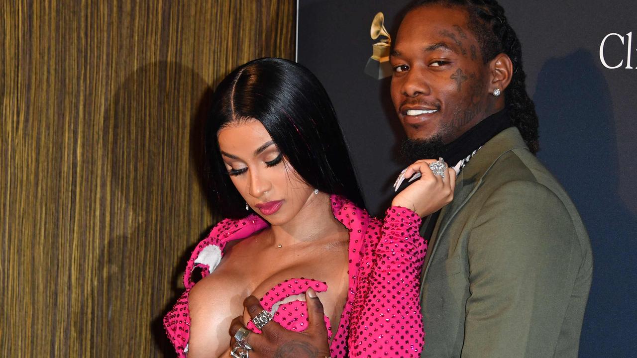 Cardi B and Offset had X-rated red carpet moment at pre-Grammys