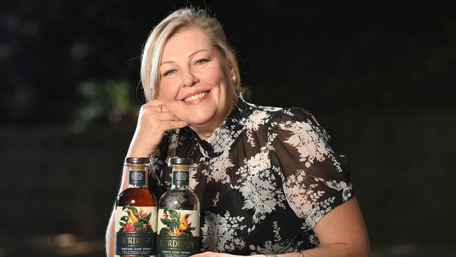 Mount Elliot Springs area sales manager Vicki Johnson with bottles of their new line of Burdekin rum. Picture: Shae Beplate.