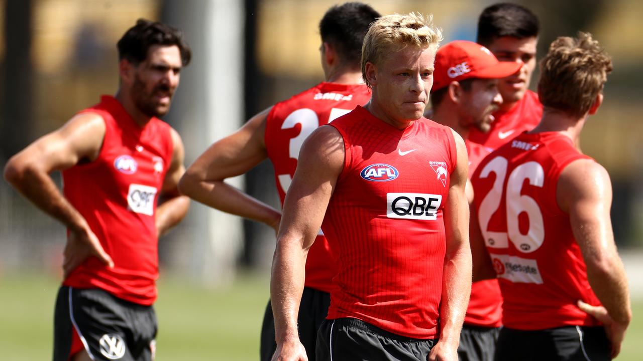 Will Isaac Heeney be ready for Round 1? Picture: Brendon Thorne/Getty Images