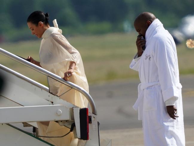 The couple eventually jetted to Tokyo, Japan. Picture: BACKGRID