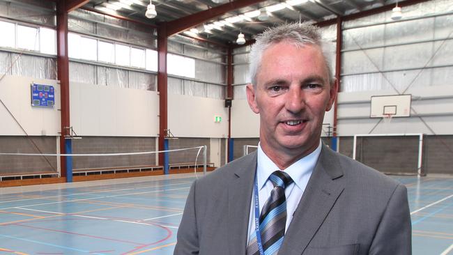 General Manger of Marngoneet Wayne Harper in the Marngoneet Prison gymnasium.