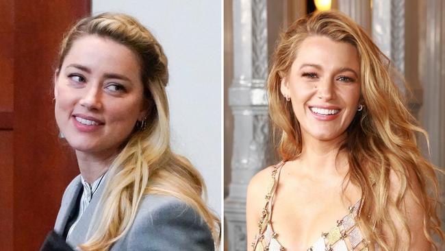 Left: Amber Heard; Right: Blake Lively