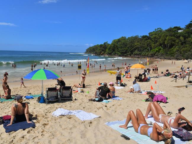 Noosa Main Beach and National Park. Picture: John McCutcheon