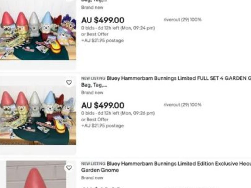 Fans of the show expressed their fury at the insane 'price gouging' of the figurines on online marketplaces. Picture: Supplied