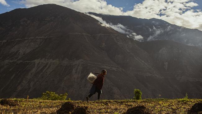 Vineyards in Shangri-La in Yunnan Province in China, where some of the grapes for the new Penfolds wine come from.