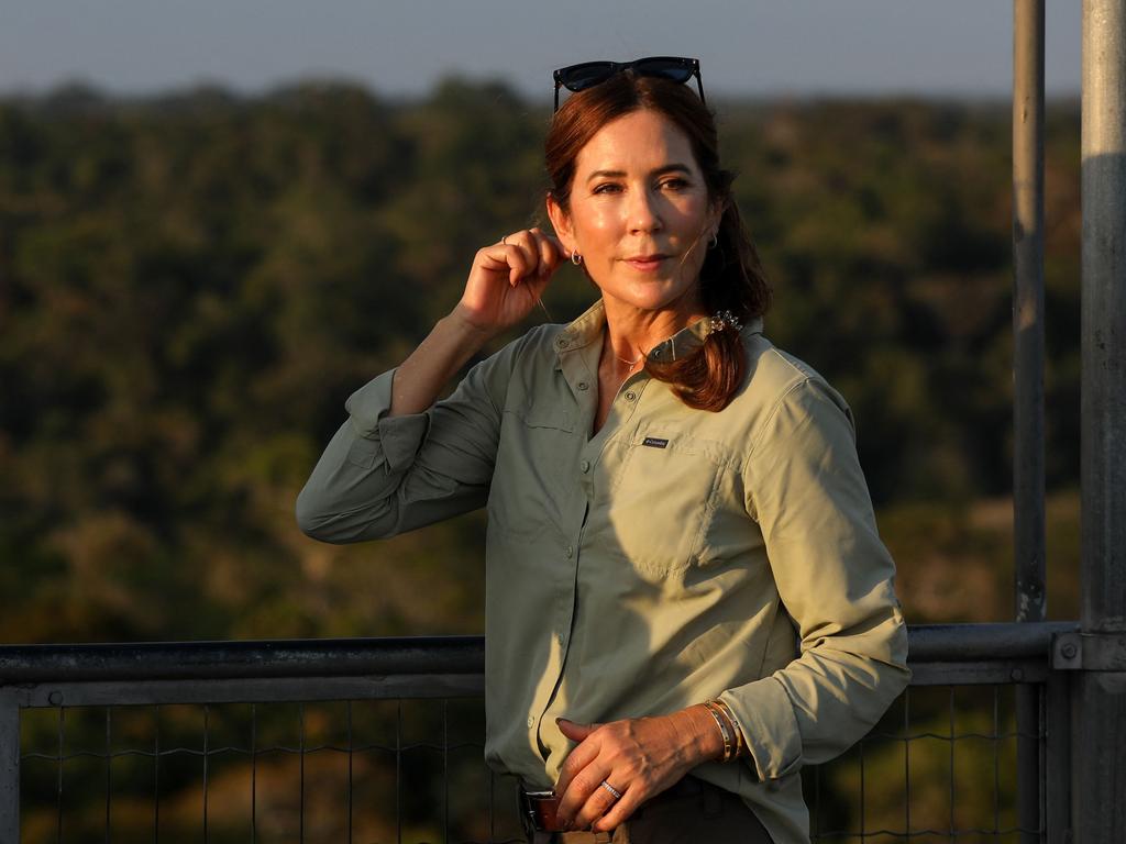 Queen Mary of Denmark during a visit to Brazil. Picture: MICHAEL DANTAS / AFP