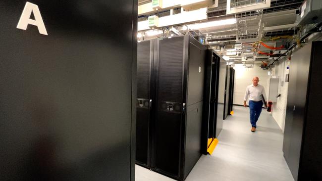 A look inside one of the data centres.