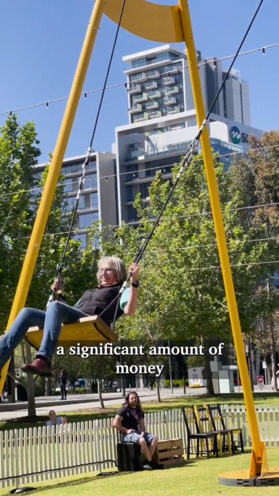 9m high SWING for adults comes to Vic Square