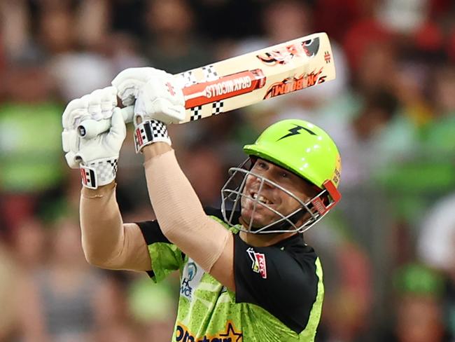 David Warner has starred during his first full BBL campaign. Picture: Jeremy Ng/Getty Images