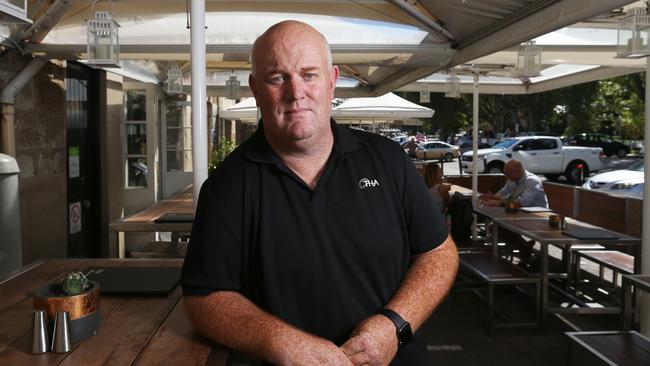 Tasmanian Hospitality Association general manager Steve Old has thrown down the gauntlet to the Labor Party and the Greens over poker machines. Picture: NIKKI DAVIS-JONES
