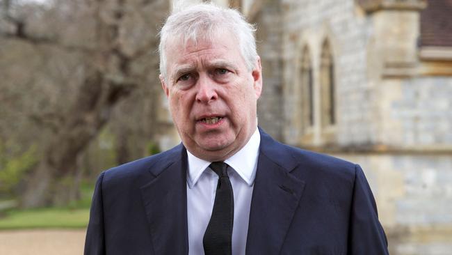 The conviction of British socialite Ghislaine Maxwell for sex trafficking is a huge blow for Prince Andrew. Picture: AFP.