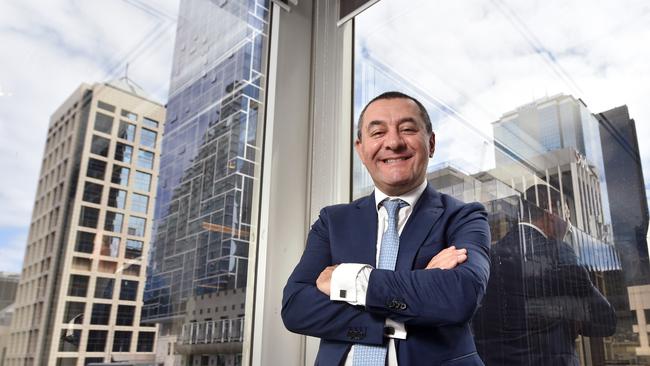 Hostplus has a number of indexed options available to members including high growth, growth, balanced and conservative. Pictured is Hostplus CEO David Elia. Picture: NCA NewsWire / Nicki Connolly