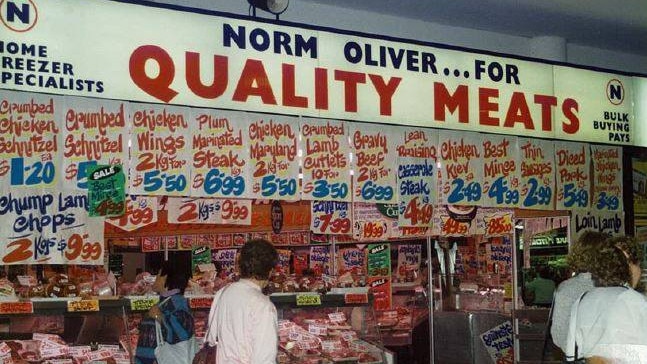 One of the first retailers, Norm Oliver Quality Meats.