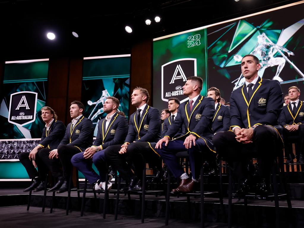 The All-Australian team for 2024. Picture: Dylan Burns/AFL Photos via Getty Images