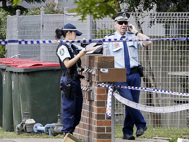 Police opened fire after the two men allegedly drove at them. Picture: NewsWire / John Appleyard