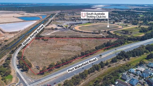 The site, on the corner of Globe Derby Drive and Port Wakefield Rd, is currently on the market. Picture: realcommercial.com.au