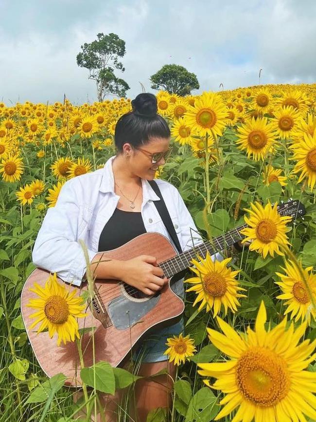 Tablelands musician Rhylee Wilkinson is dedicated to her music. Picture: Supplied