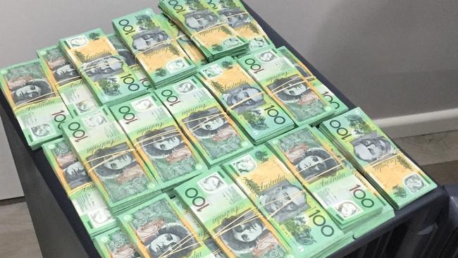 Police have seized $400,000 in cash. Picture: NSW Police