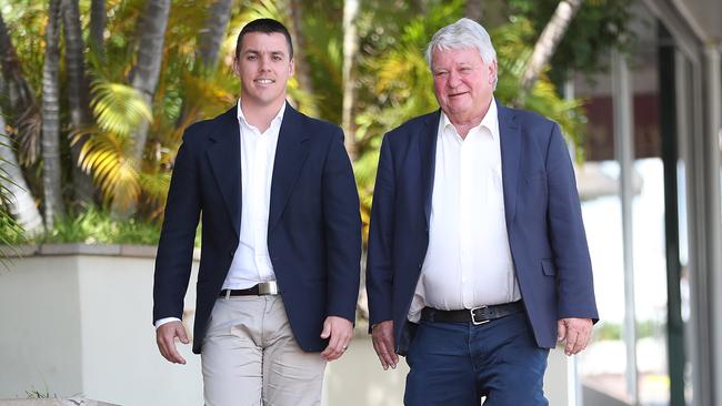 Flynn ALP candidate Zac Beers and the LNP’s Ken O'Dowd. Picture: Peter Wallis