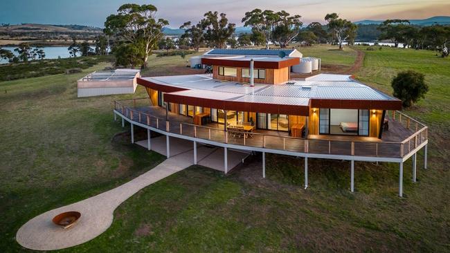 Ram Island, a 26-hectare retreat off the east coast of Tasmania.