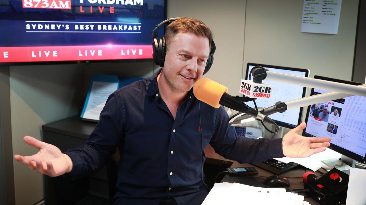 2GB radio host Ben Fordham has not held back on Qantas’ customer service. Picture: John Feder / The Australian